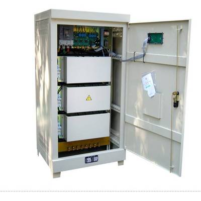智能室外三相补偿式 无触点稳压器电源柜JJW-380V/220V/200无噪音