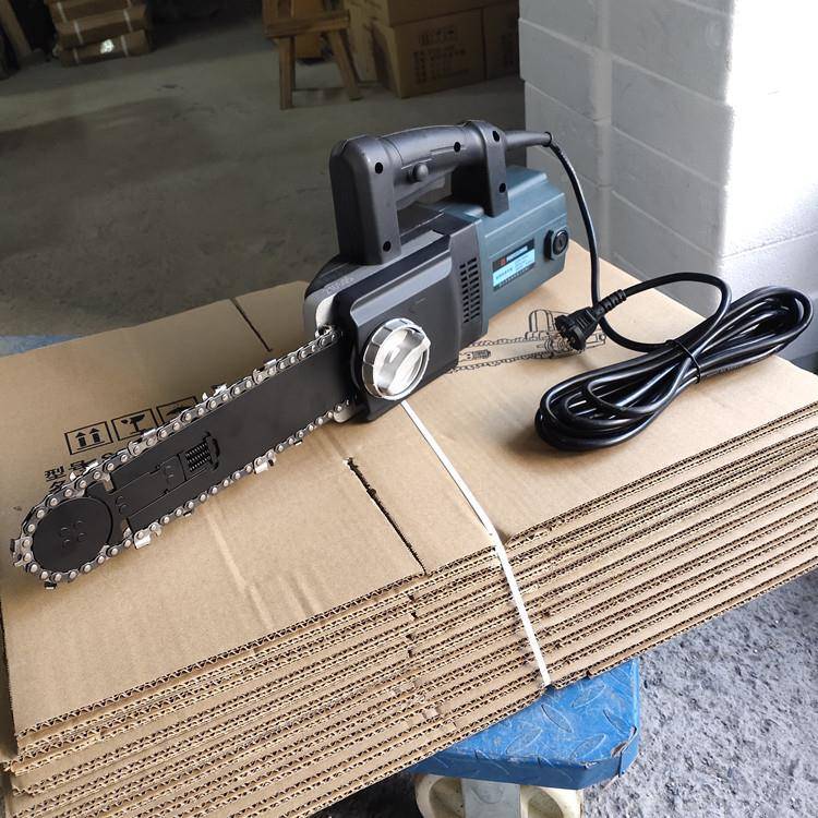 S加D-300手持式轻质V砖切割机泡沫砖链锯气砖用686S220电动快速