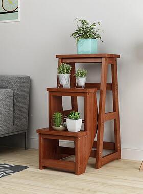 多子功能家用梯子凳实木用两室内两三步步踏步楼梯椅登F759MS78高