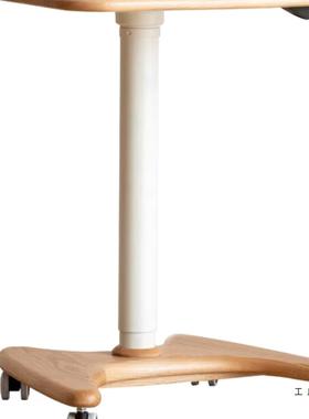 实木动升降书桌可折叠气儿童学习桌橡动木LOC床边小电脑桌客移厅