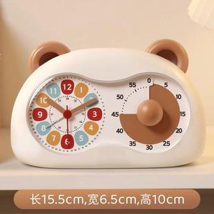 视新款静音可闹化计时器闹钟二310合一儿童学生学习专用卡通爱可