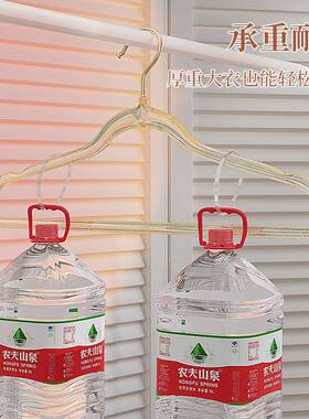 亚克力透装明F779STHM衣家架用挂衣无痕防滑衣服挂架轻服店晾衣撑