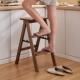 高家用多功能厨房小脚凳实折叠梯凳家01用便携加厚木小板凳吧台凳