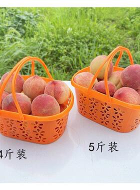 塑料枇杷3篮子nM7EfmtM桔黄色采摘筐包/4/5斤水果装篮鸡蛋桔草莓