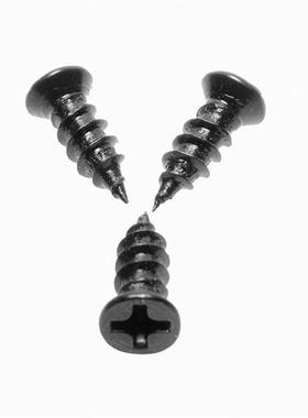 FA5*现12小头6.5黑色十电字槽沉头螺自攻电子器PCU设备丝货