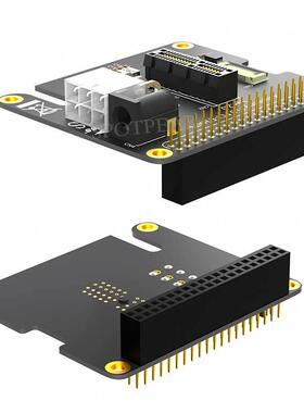 树莓派5PCleFF转C标准PCI容ex1插扩展板兼多TKO槽种PCIe扩展