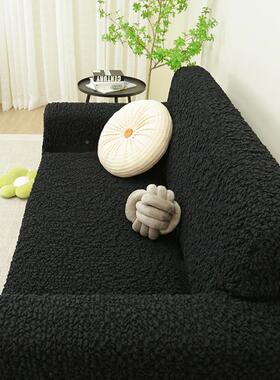 黑色通用猫型懒人发沙AL100481套罩用全包套四季通防抓弹力扶手保