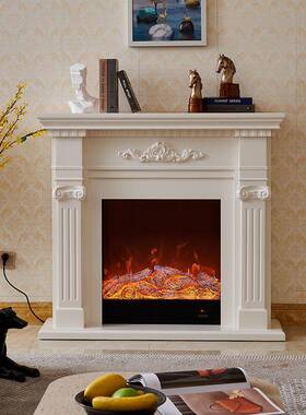 1.495/1.5/1.8米法式壁炉用装饰柜家别墅客厅仿真火焰取暖壁炉2实