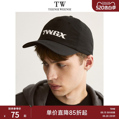 TeenieWeenie小熊男装字母帽子男2023冬季新款