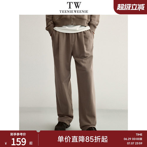 TeenieWeenie小熊男装卫裤男2023冬季新款TNTM238905U