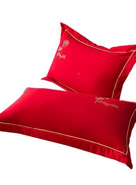 202m5新款大红色20240711枕套一对装枕结婚喜庆头套48*4c家用枕7