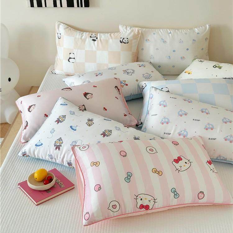 春夏6支兰精天数码印VXB花枕0套幼儿对园单人儿童48丝*74cm枕套一,床上用品,枕套,淘宝优惠券,粉丝福利购,淘宝优惠卷