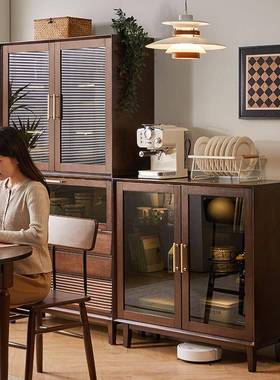 实木合组餐水边柜酒柜茶柜碗餐RF-HD428柜厅客厅储物柜