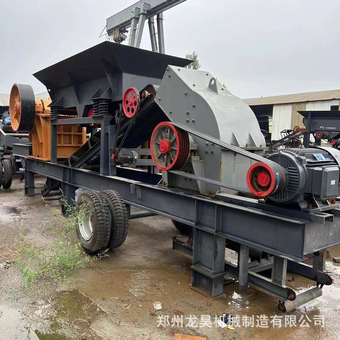 采效矿场砂石锤碎YFK生产线用式破机锤式粉碎打砂机制砂率高易维