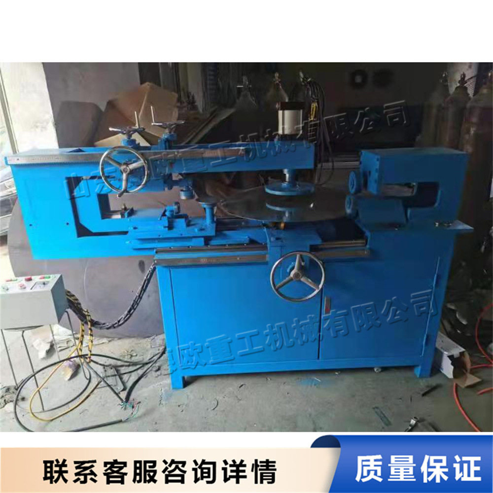 1.4米直径圆桌制作机 镀锌板桌椅面板翻边机 金属圆盘折边机