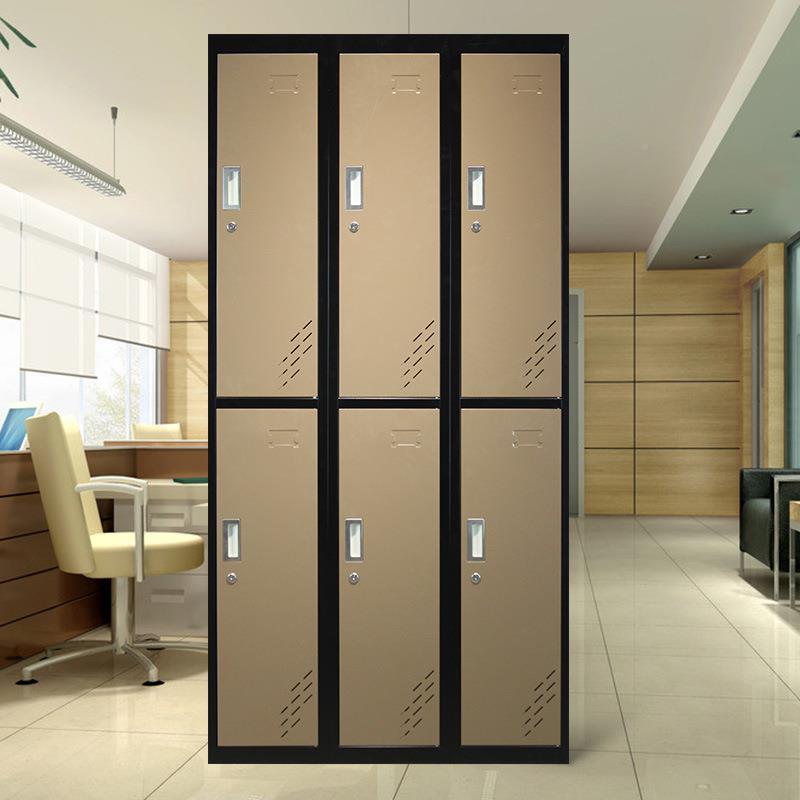 彩ke-0001色衣员工柜钢制拆装铁柜皮室9门储更物柜浴健身房4门更