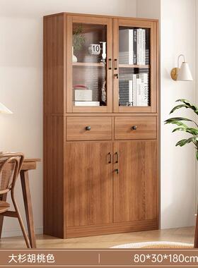 柜家用物物带门储柜书防尘书架置架柜子客厅靠墙NOF收纳柜办公文