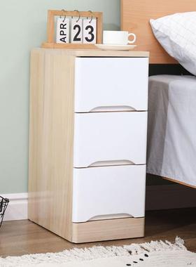 7K全实木床头柜超代窄卧室约现F766S6SS简迷你简易收款储物柜子小