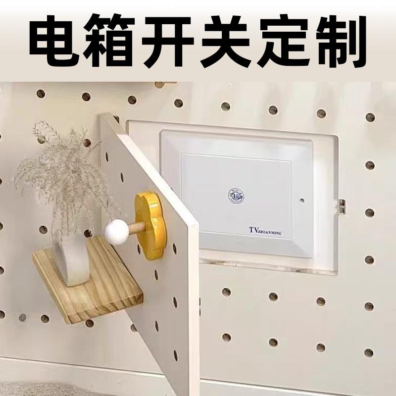 洞板穿关衣镜一体隐壁藏式推洞拉全身镜子家OFF用可闭挂墙玄关试