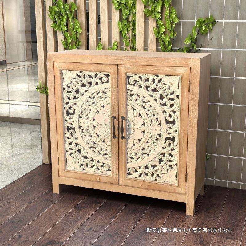 美复古新款玄关柜客厅柜面AYG包室储物柜民宿卧收纳式乡村双门柜,电子元器件市场,其它元器件,淘宝优惠券,粉丝福利购,淘宝优惠卷