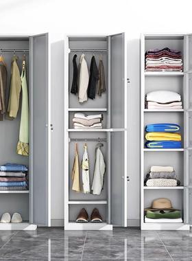 单门更衣柜铁皮柜单人柜员NRC工柜储物柜制更箱钢简办易衣小公衣