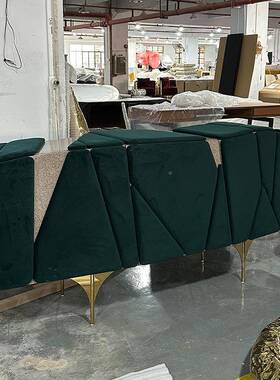 轻意式实奢ZEV木餐柜设计师豪宅别墅进口家边用储物柜入户玄关柜