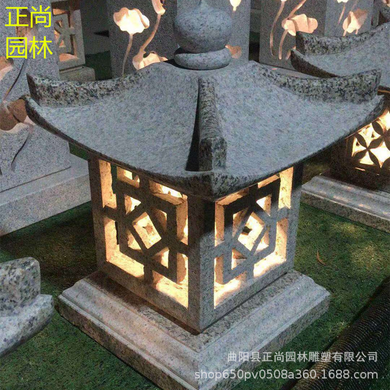 太阳能大理石庭院草坪地灯