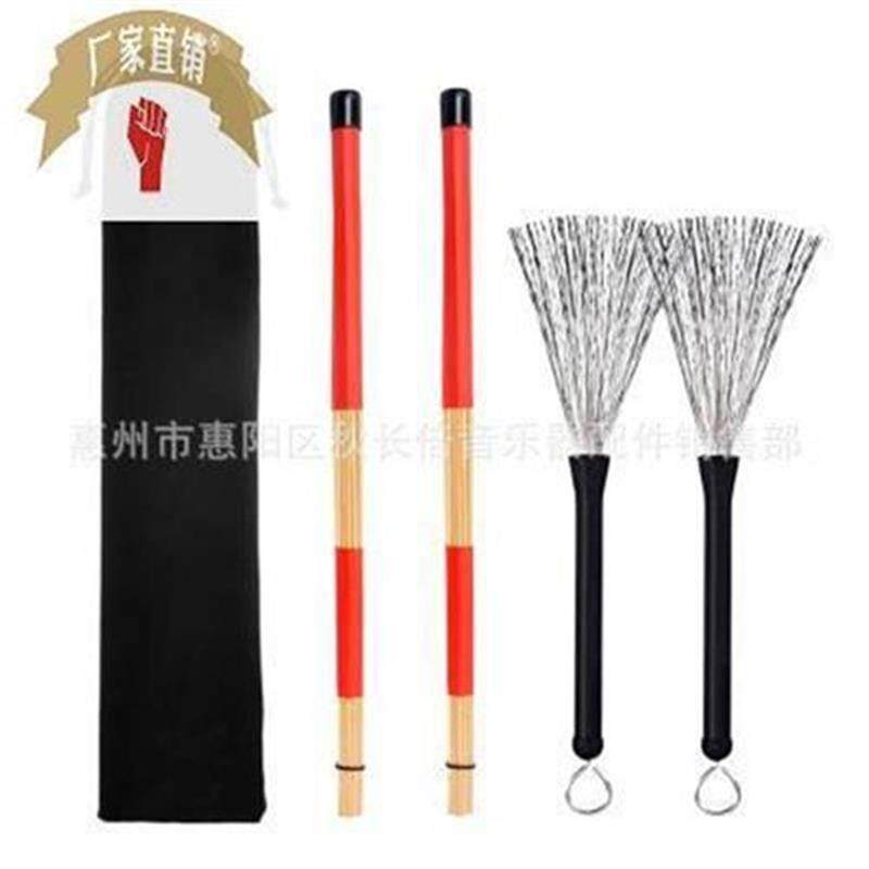 红色鼓棒iHd和黑色鼓刷