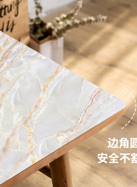 大圆形软玻璃桌垫防水防油免洗PVCC餐桌茶几桌布椭圆形伸缩桌专用