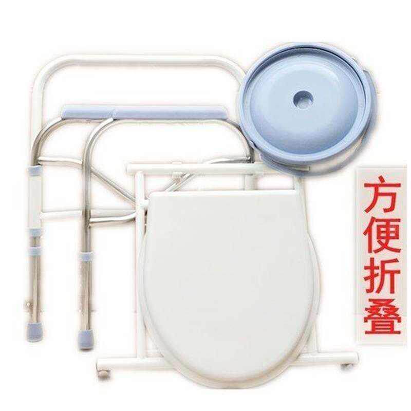 加高老人上厕所不方便大便椅折叠新款座便坐椅蹲坑V板凳蹲厕卫生