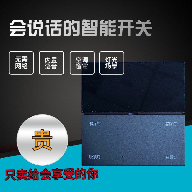 MW6多功能离线语音开关通断y器主机酒店民宿公寓声控空调智能家居