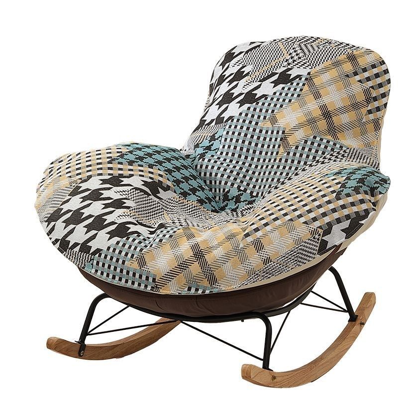 单个椅子替换套j罩盖布摇椅懒人躺椅垫坐垫网红龙虾椅单人沙发垫