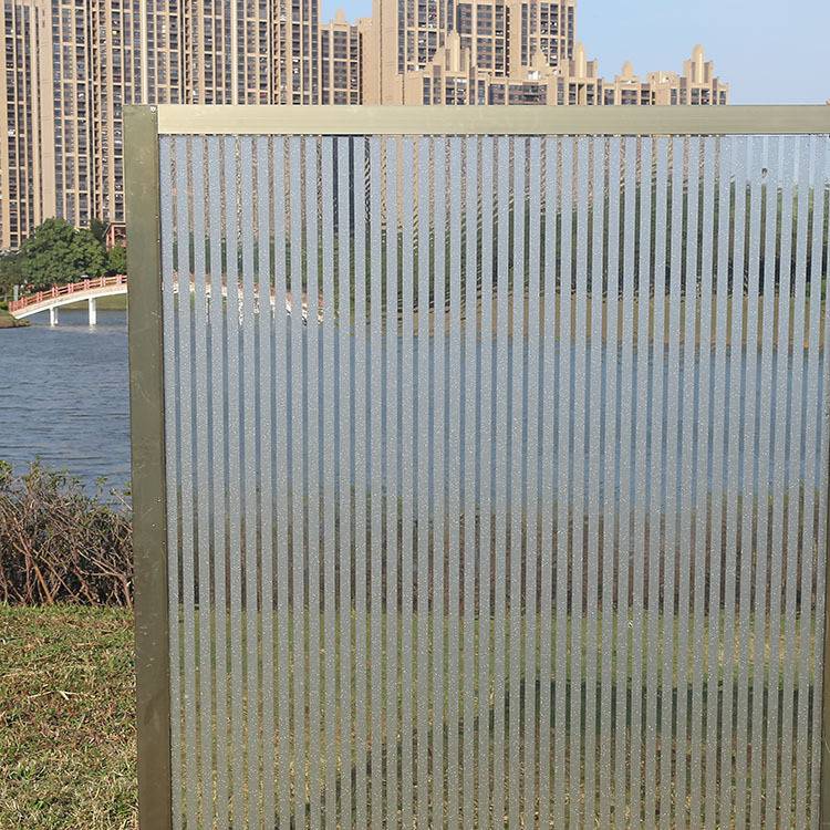 透明条纹磨砂静电玻璃贴纸商用场所办公室移门玻璃隔断防撞腰线贴