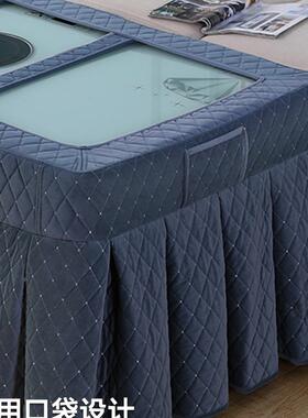 款加厚烤火桌子罩套F97TTHS9长方形加绒桌布家茶电用烤火炉取暖器