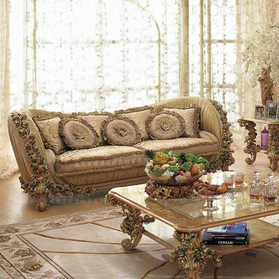 发意大利沙土耳其宫布廷艺沙花发法式沙发实木雕欧式82854奢华布