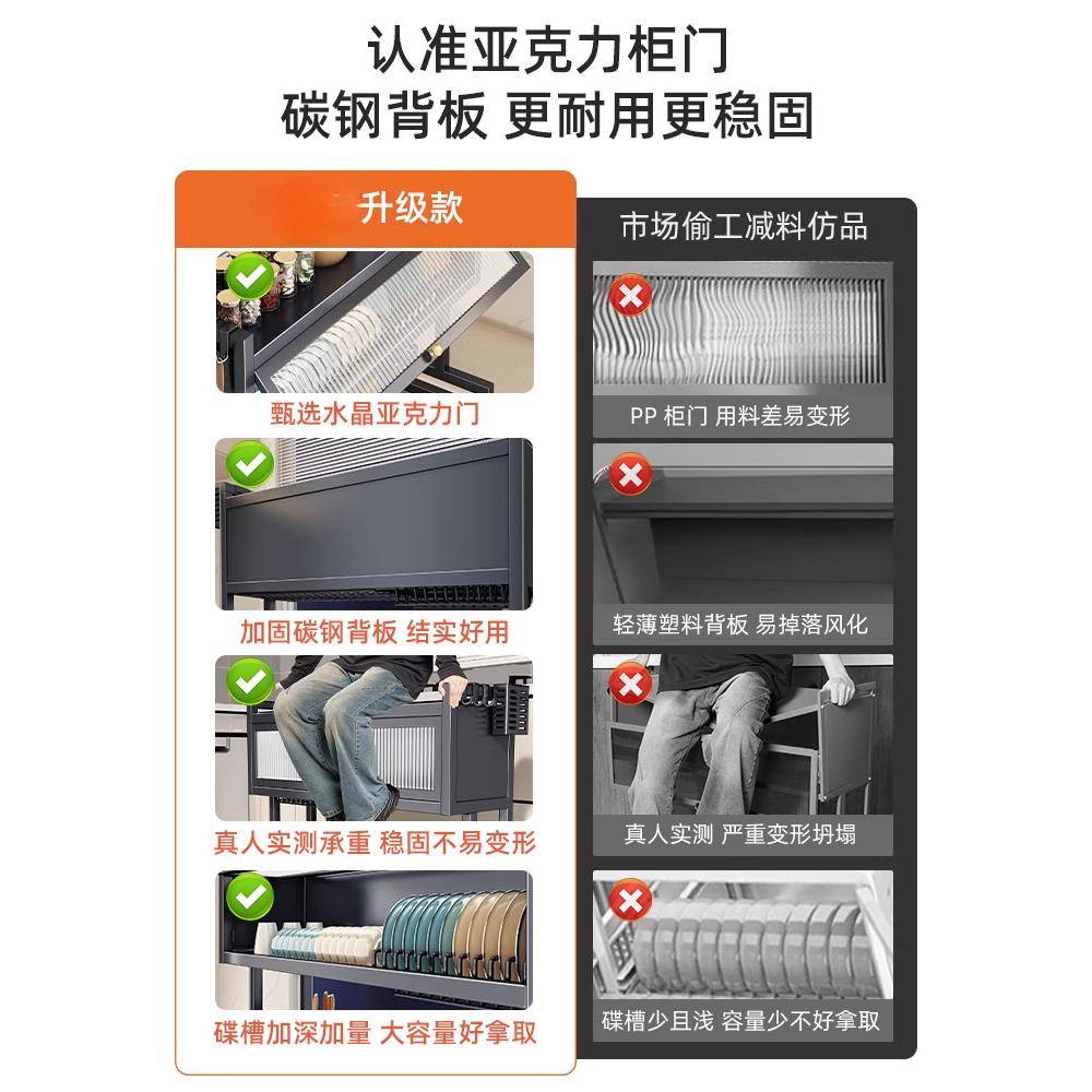 房不锈钢水台槽置物架洗碗槽水池尘碗防柜面收纳柜厨ltao7164多功