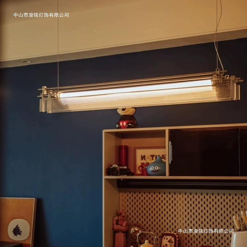 设计字师饭厅吧台光轴吊灯覆古工风岛台业办公前台756极室简一长