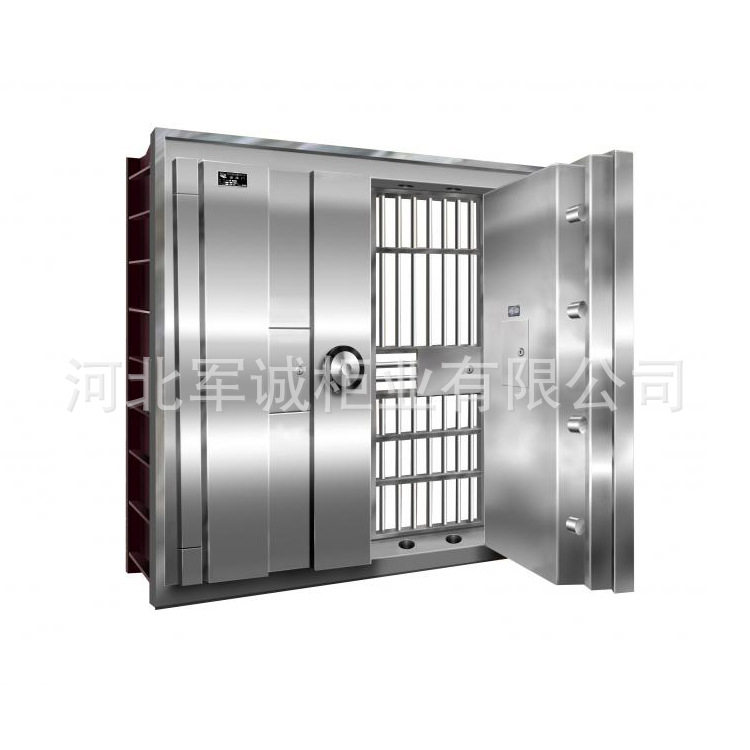 河北军诚金库门 银行不锈钢金库门 安全防盗金库门