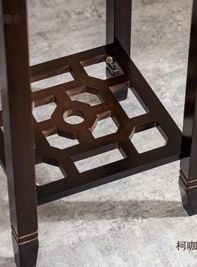 花架子室内花花架客厅落地式吊兰NTZ架仿古花盆几台中竹花式架麦