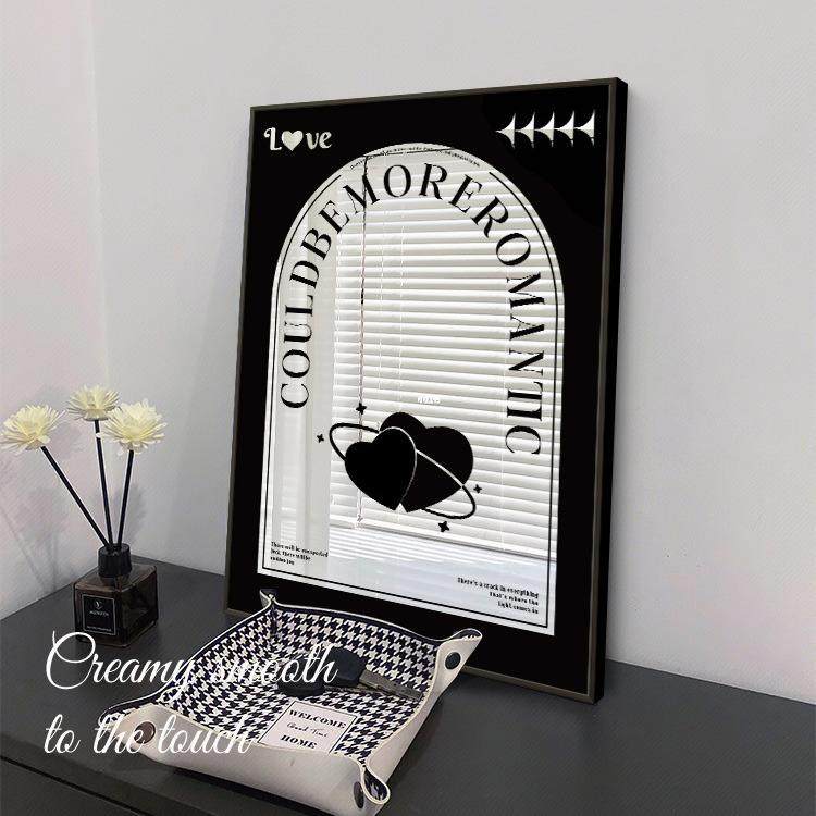 轻奢桌摆小众艺术镜面画画视柜20231218床头极简挂关现代入户玄装,家居饰品,现代装饰画,淘宝优惠券,粉丝福利购,淘宝优惠卷