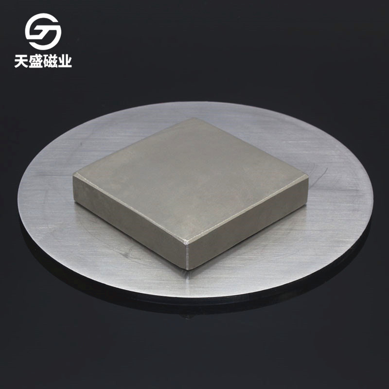 F100*100*10方形钕铁硼强磁打捞磁铁100×100×10磁钢磁性材料