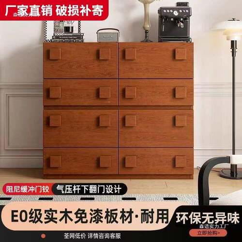中古风电视客家用柜合柜复古组风实木储LAQ物落地卡门柜小户型厅