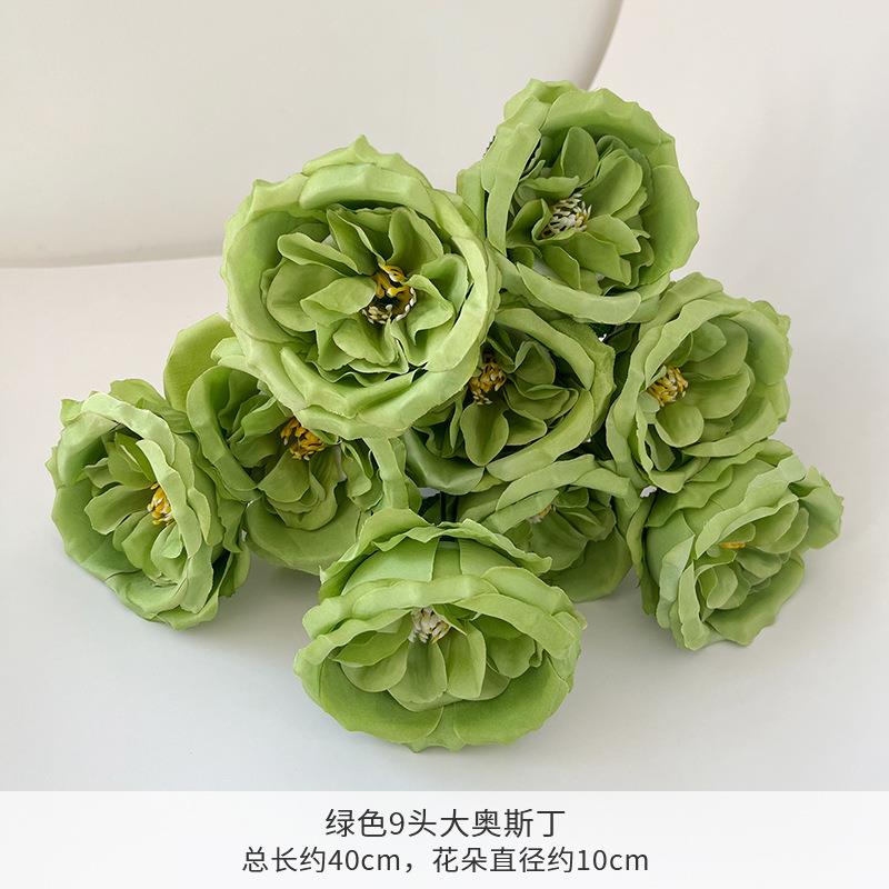 F99H5TS5玫瑰把束花饰假客厅餐桌花装品婚摆件庆绢花插花材