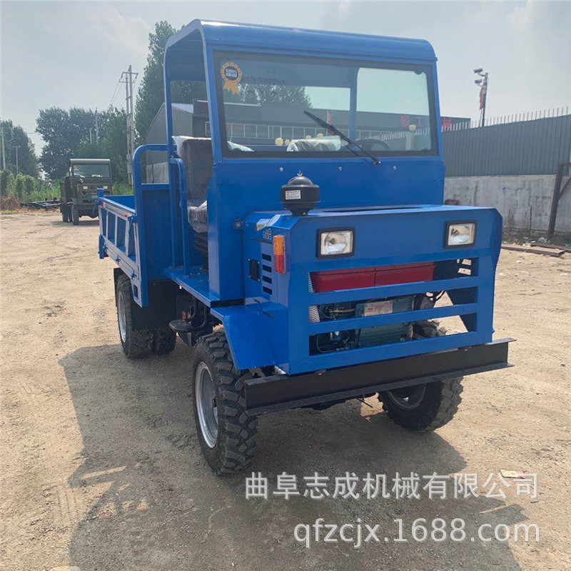 新款25马力四轮农用车 农用四驱爬山王 农用四驱自卸车志成