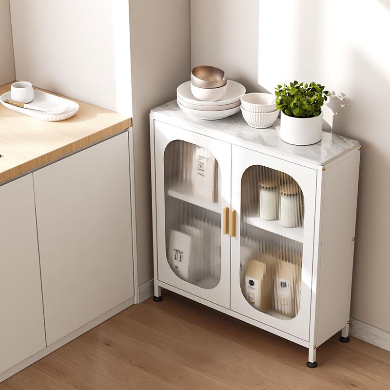 厨房置架薄墙边窄边柜落地多层带物门极窄储物收纳款靠墙餐XWU边