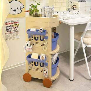 书包置物小架可移动推学书生SPO桌下车办公室工位放包书本收纳架