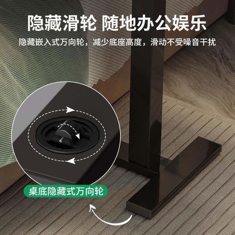 AA22懒人床边桌移动架升降卧室电脑桌可宿舍下书铺置物小桌简易工