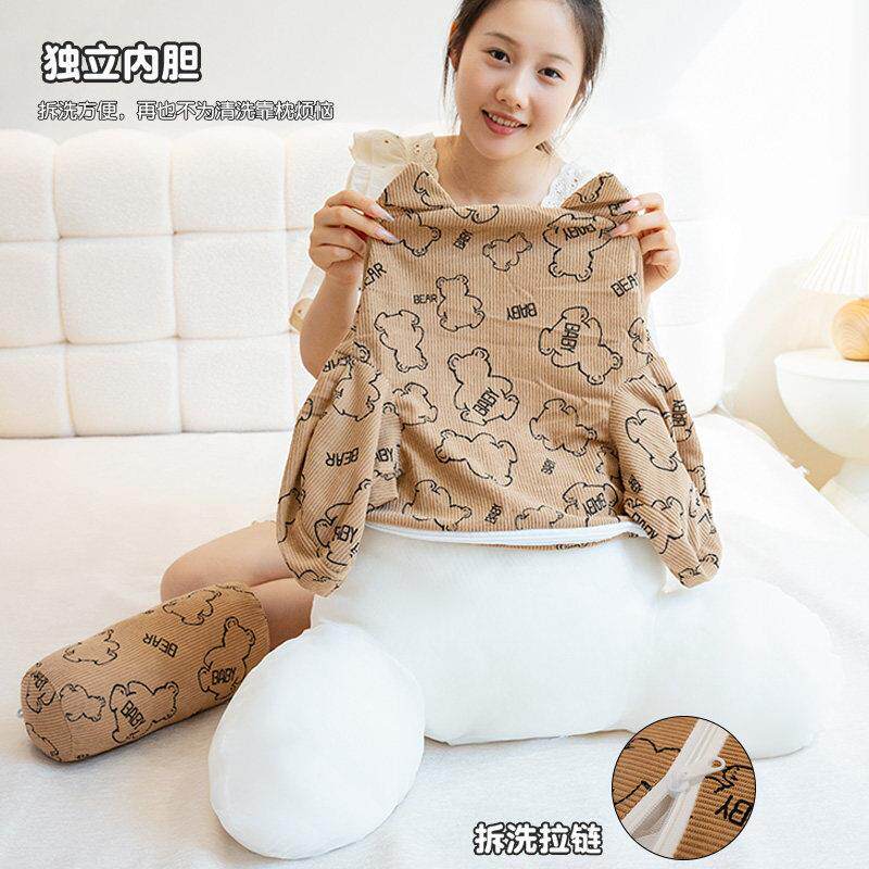床头靠垫灯芯绒包床上枕大靠背ltao9479抱枕女靠生睡觉沙发护垫腰