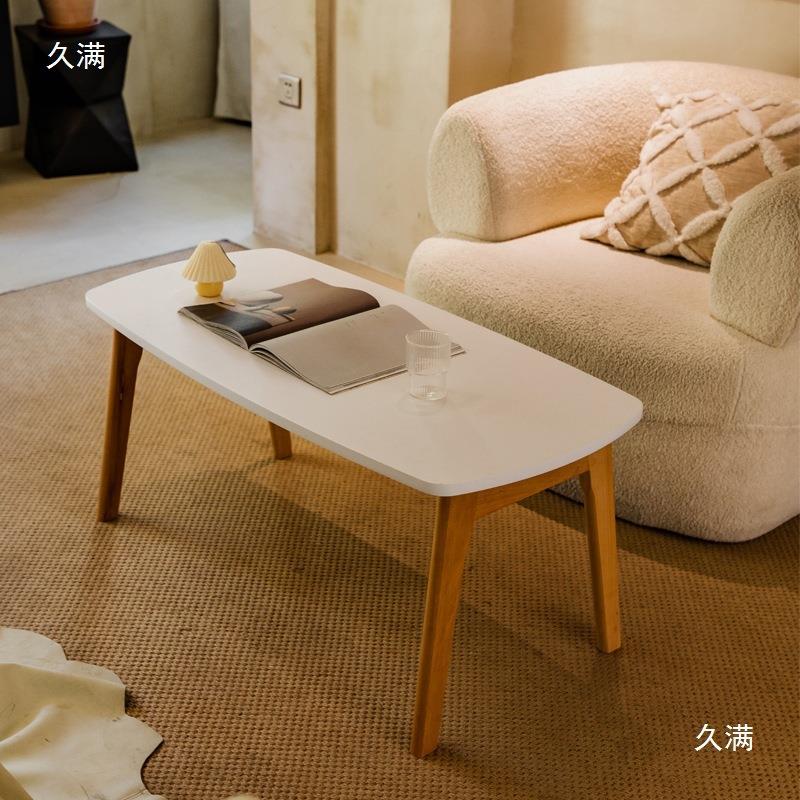 可折叠茶几餐桌两K1205约用小户型矮客家用简简厅易桌日式实木桌