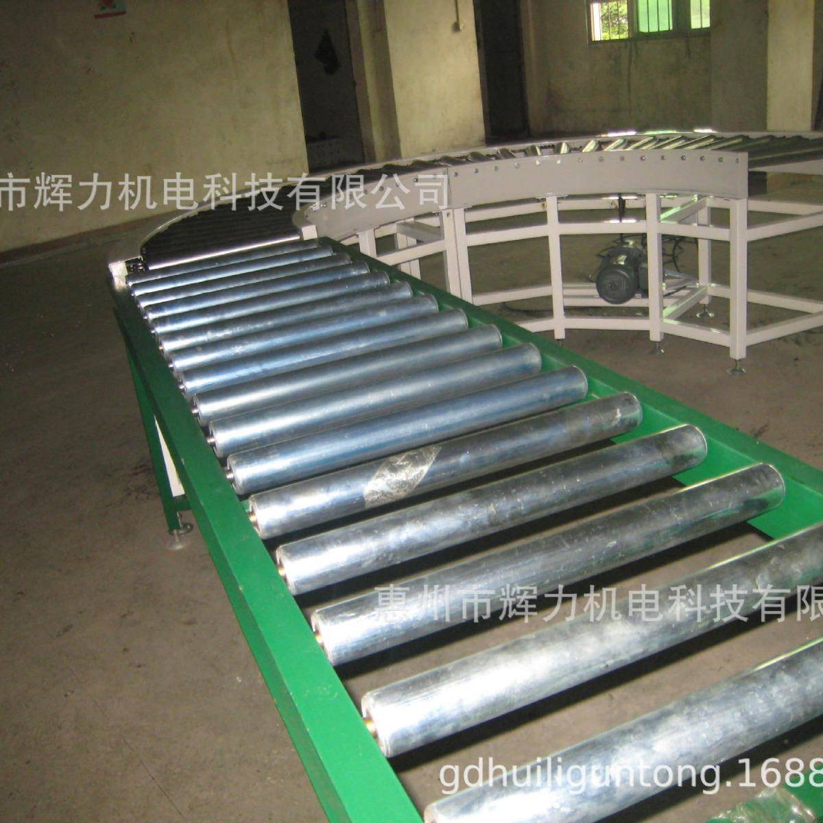 无动力塑料包机胶筒滚VZV传送流水线镀锌滚筒VC管桶装P水装卸输送